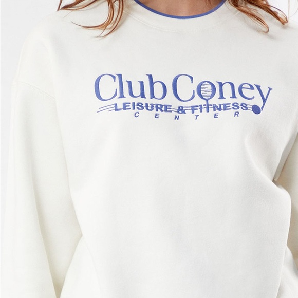 Coney Island Picnic Club Coney Leisure & Fitness Crew Neck Sweatshirt - Picture 2 of 8